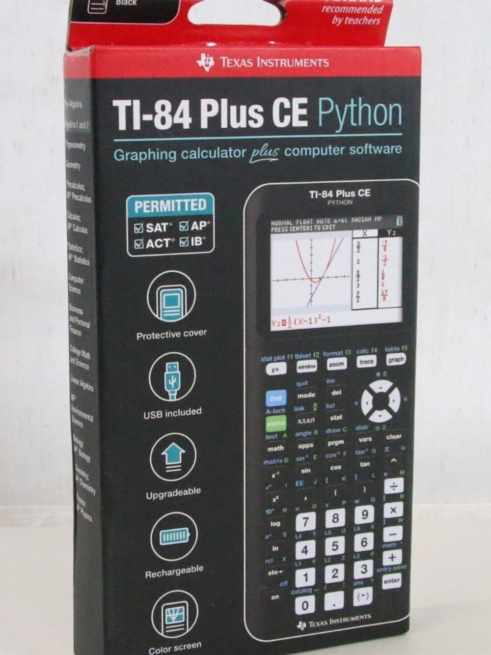 TI-84 Plus CE w/Python Color Graphing Calculator Texas Instruments - Picture 1 of 7